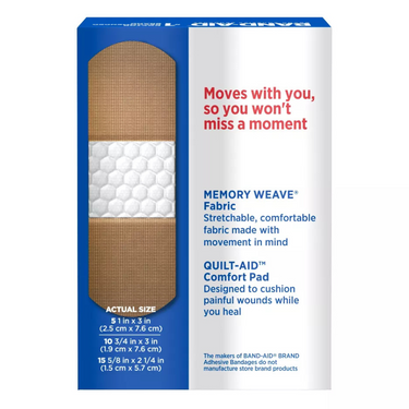 Band-Aid Brand Flexible Fabric Adhesive Bandages,Assorted